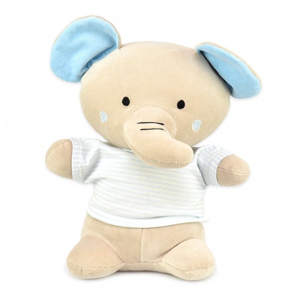 Naninha Para Bebê Bichinho de Pelúcia Antialérgico Elefante Azul Color Baby  : : Brinquedos e Jogos